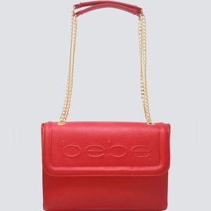 BEBE Lila Flap Shoulder Bag
